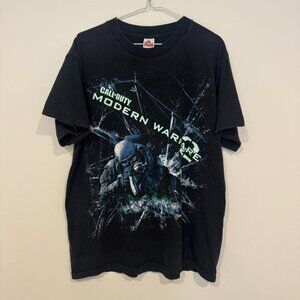 Call of Duty Modern Warfare 2 Video Game Promo T-shirt L Infinity Ward COD
